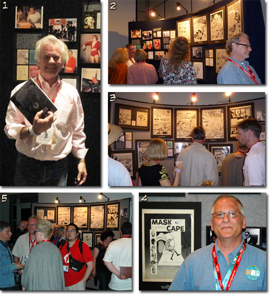 David Armstrong's Fanzine Original Art and Fandom History Display at 2011 Comic-Con Fandom Reunion